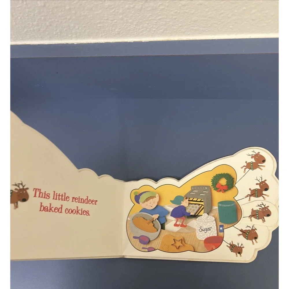 THIS LITTLE REINDEER (PLAYTIME RHYMES) By Public Domain & Paige Billin-frye *VG*